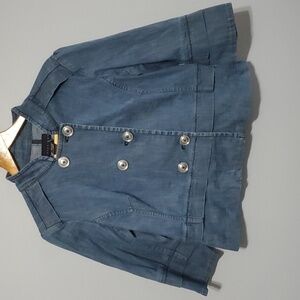 Attention jacket womens size small sz s 98% cotton 2% spandex y2k